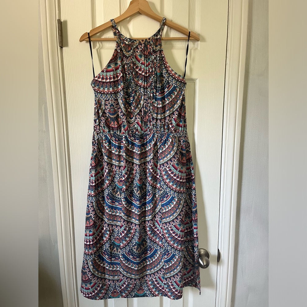 Organic cotton halter sundress with pockets